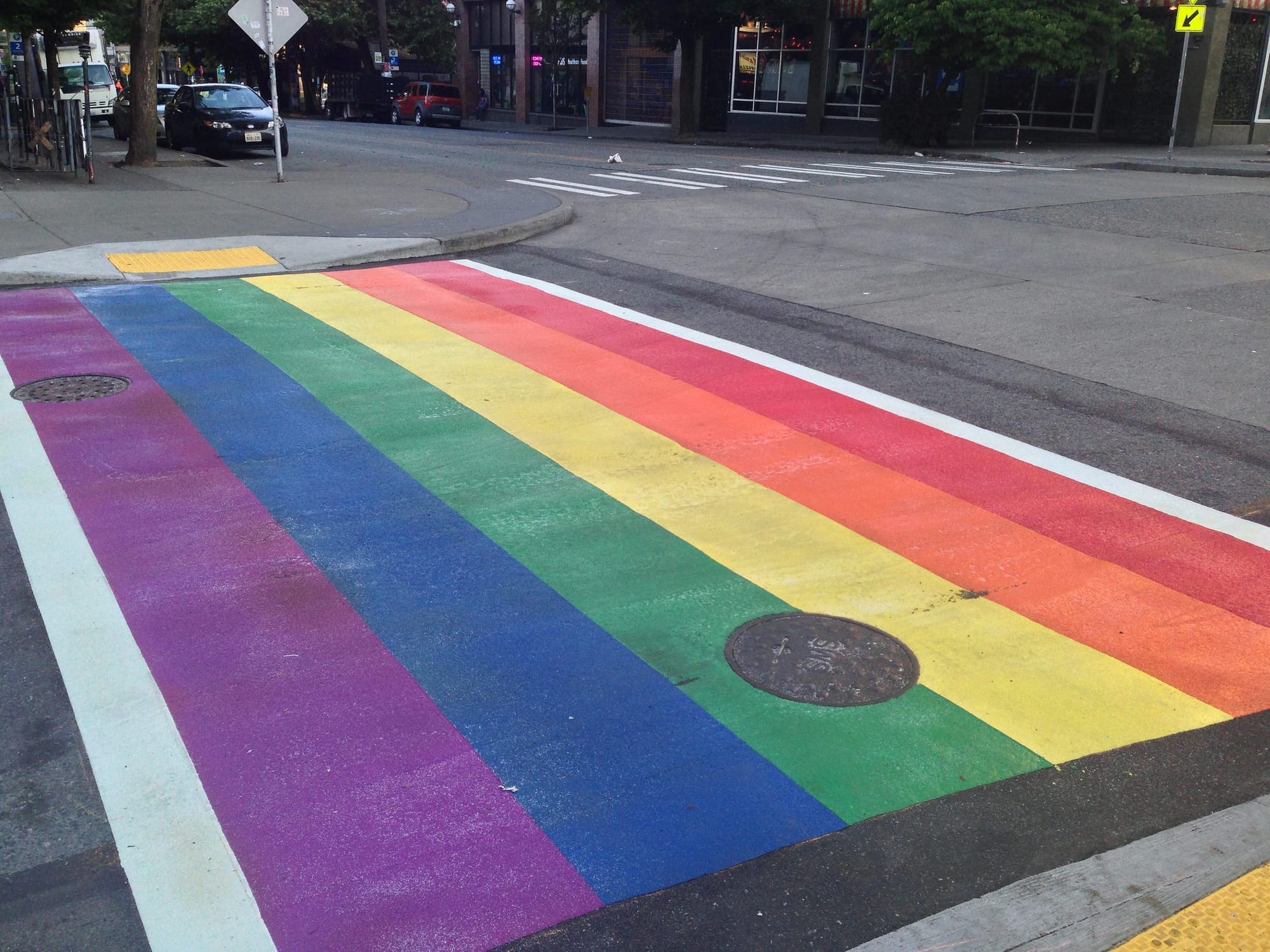 ICYMI: Rainbow Crosswalks in Capitol Hill