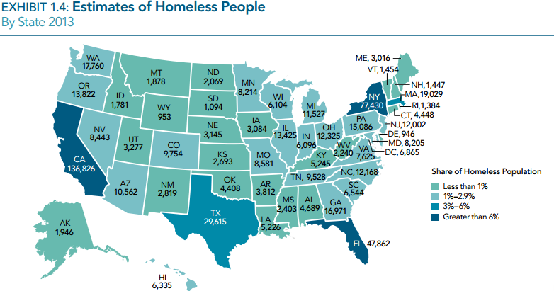                      Seattle/King County: 3rd Largest Homeless Population In 2013 HUD Report
                     