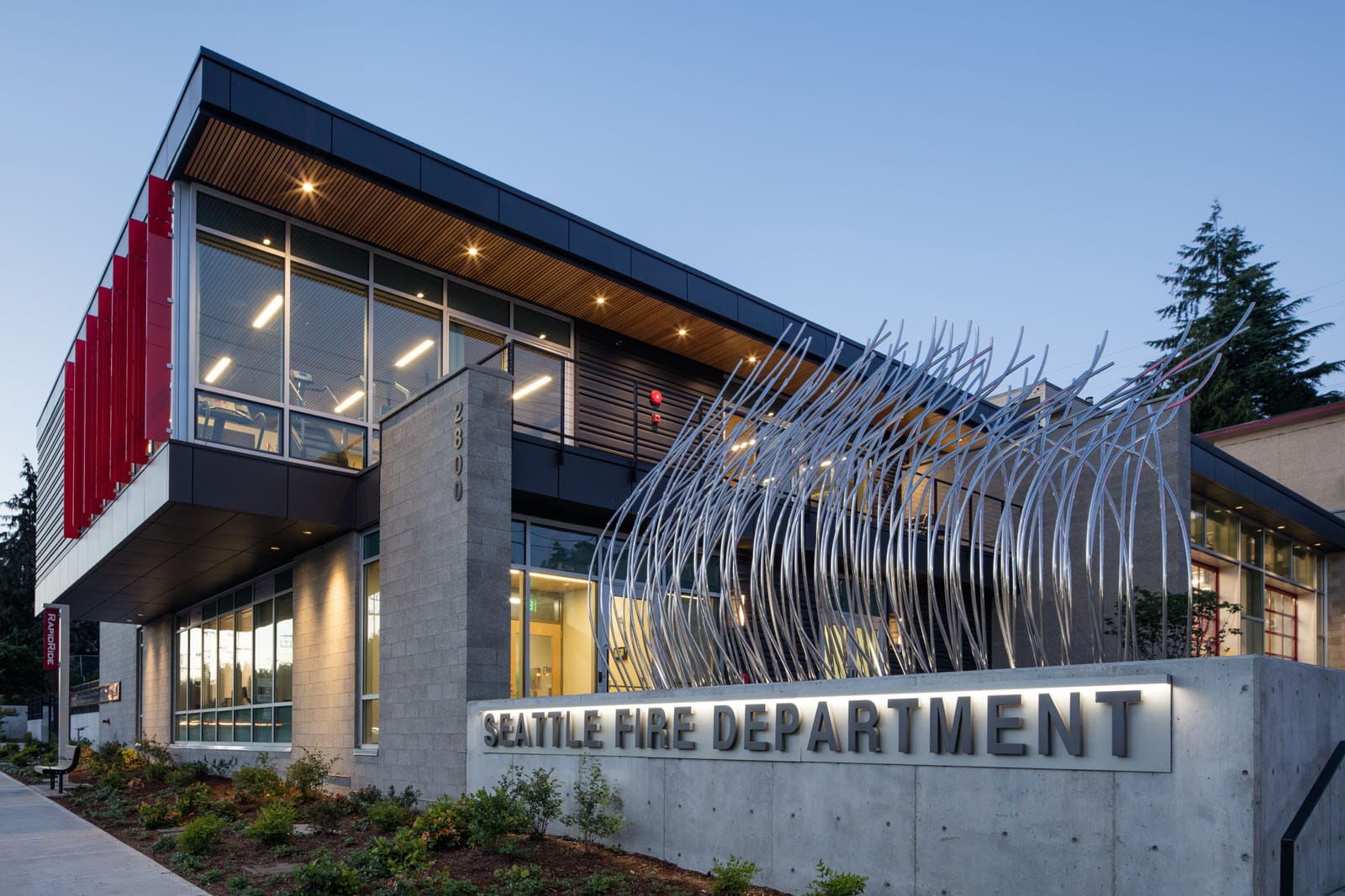 Inside The Most Sustainable Fire Station in the USA: Fire Station 20