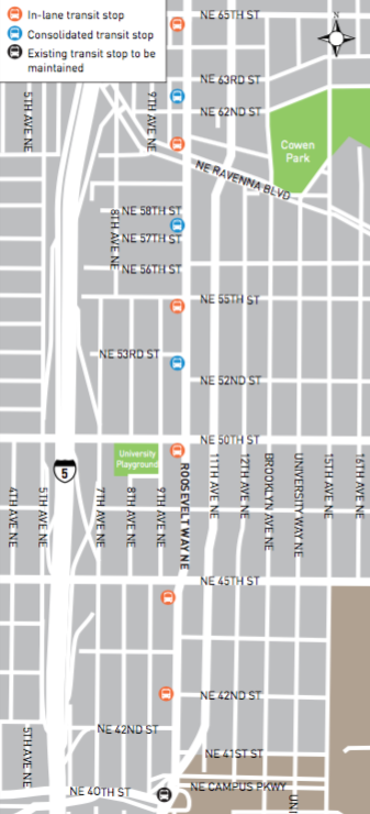 Bus stop changes. (City of Seattle)