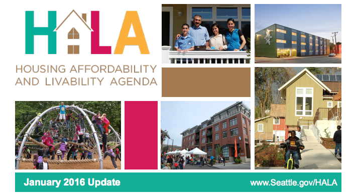                      Policy Timeline For The HALA Process In 2016
                     