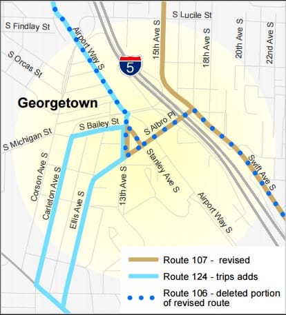 The Georgetown Deviation on the new 107.
