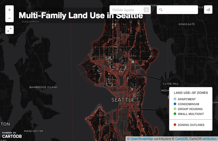 Map Of The Week: Multi-Family Housing In Single-Family Areas