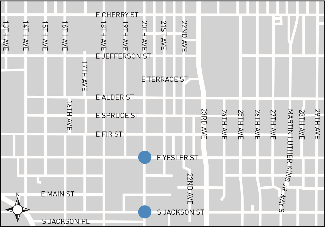 Phase 2 installation of Central District crosswalks. (City of Seattle)