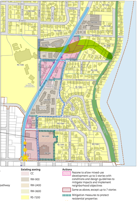 The Gateway Commission preferred alternative calls for some 5-story and 7-story zoning along SR-522. The city council still needs to pass this though.