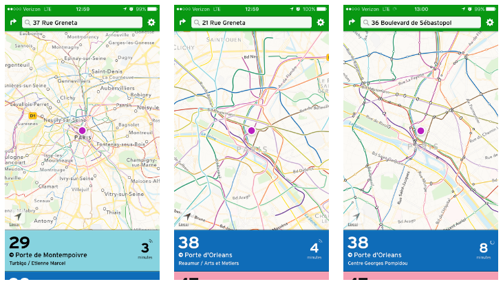Transit App Update: Now With Rails Lines And Stops