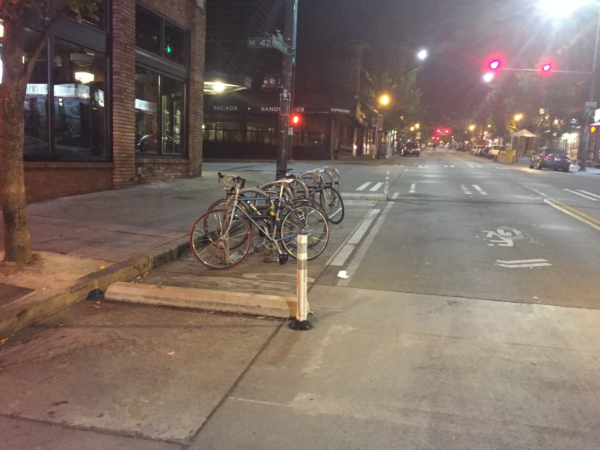 Double corral in the University District.