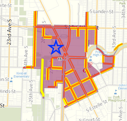 Zone 16 around Mount Baker Station. (City of Seattle)