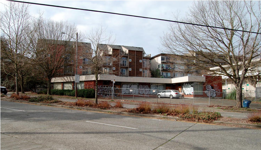 A now-closed martial arts studio currently occupies the site. (Public47 Architects)