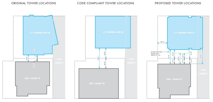 The tower placement options considered. (Via)