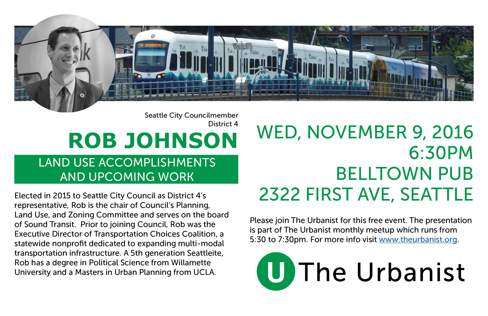 Reminder: Meetup And Speaker Tomorrow, November 9th