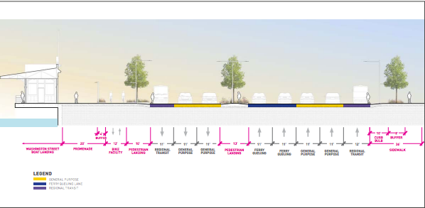 Alaskan Way south of Washington Street. (City of Seattle)