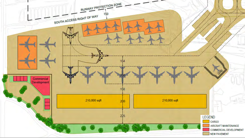 Option 2 of the South Aviation Support Area. (Port of Seattle)