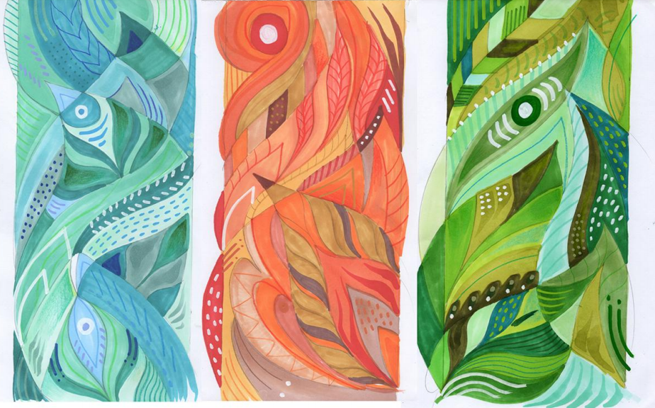 The seasons patterns by Villalobos. (Urban Artworks)