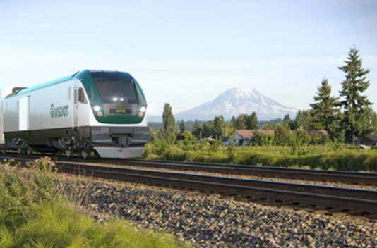 Amtrak Cascades Previews New Siemens Charger Locomotives