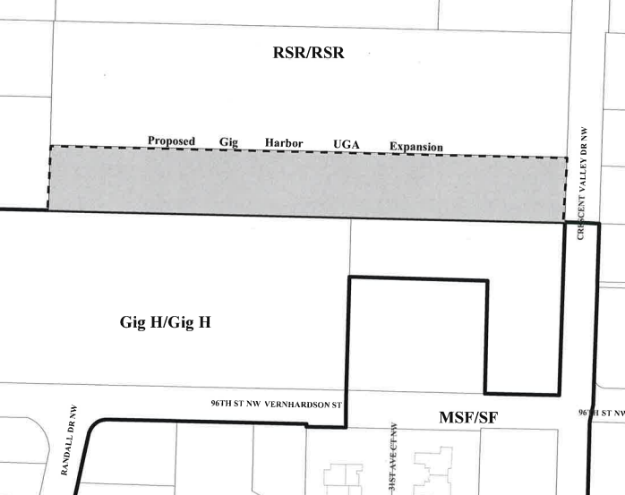 Gig Harbor urban growth area expansion. (Pierce County)