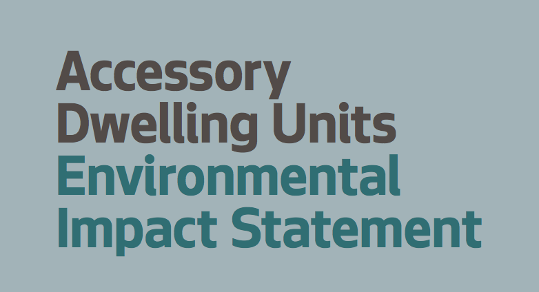 EIS Scoping Report for Backyard Cottages in Seattle Released