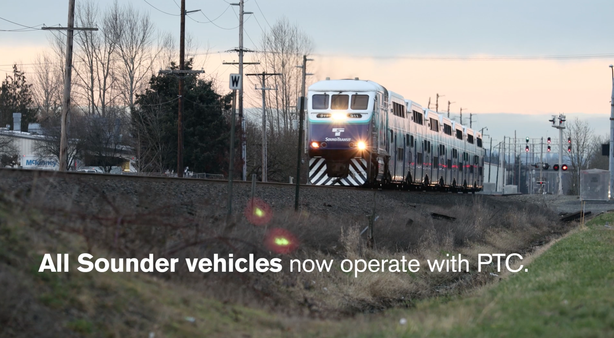 Positive Train Control Fully Activated on Sounder Corridors