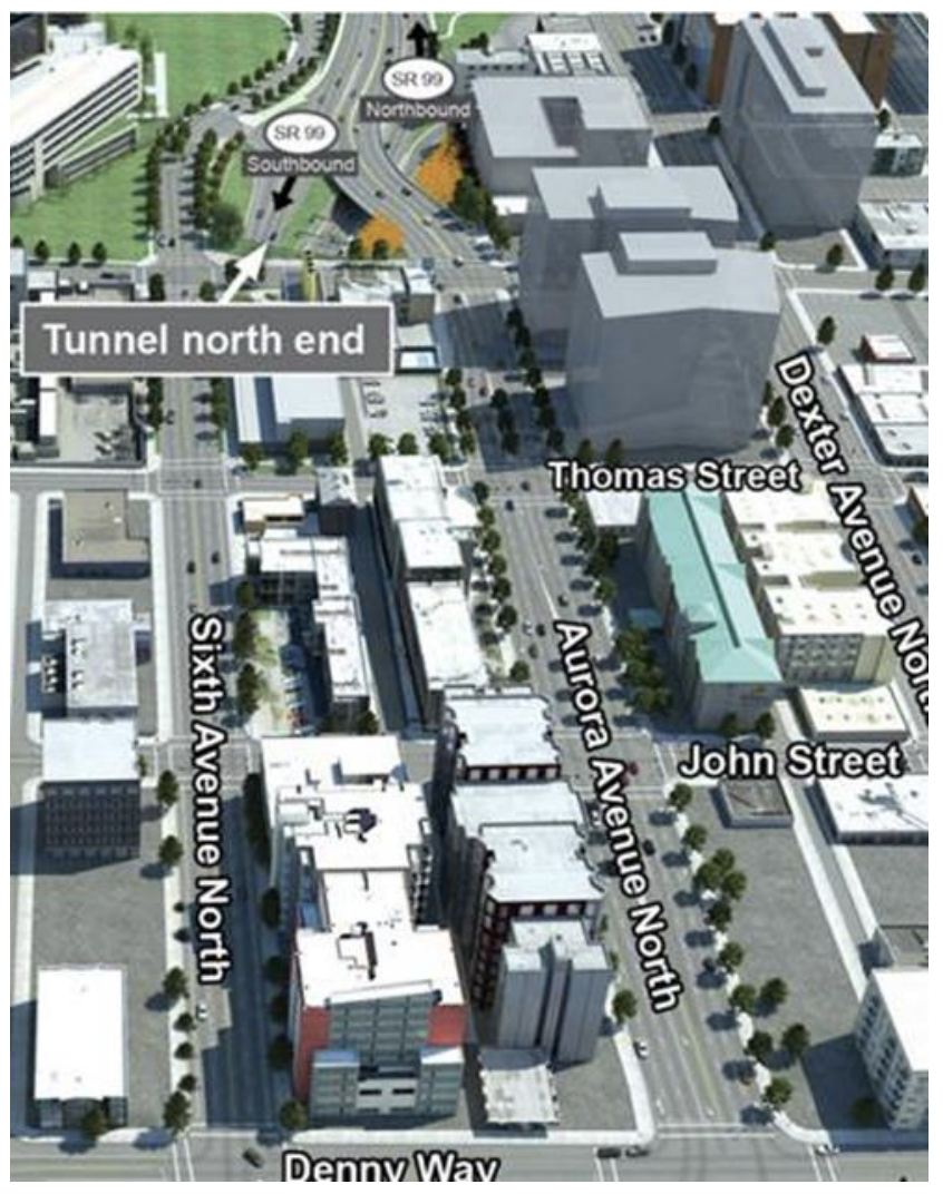 The boulevard plan for Aurora. (WSDOT)