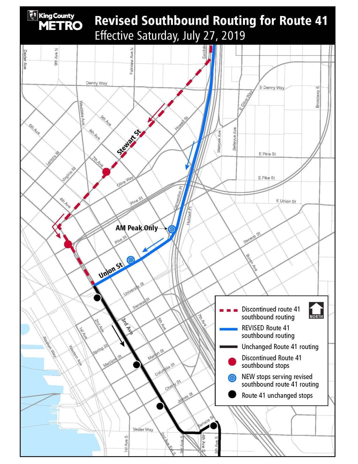 Metro's planned revision for Route 41. (King County)