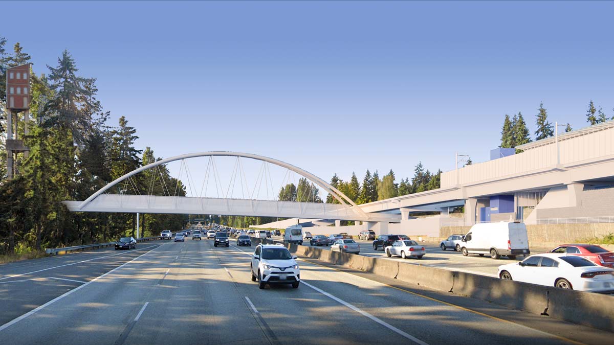 Shoreline Planning Transit-Oriented Ped and Bike Bridge At NE 148th St