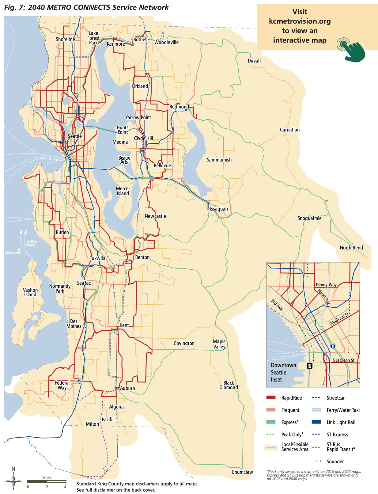 Current 2050 network. (King County)