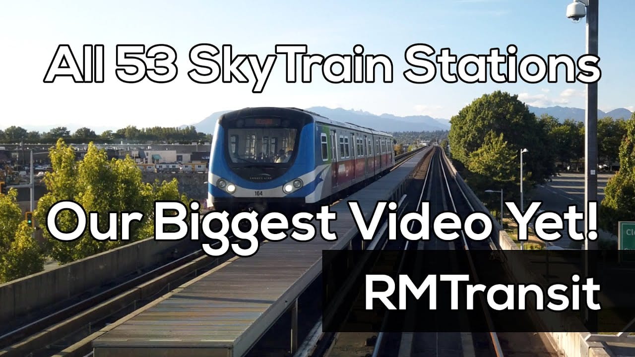 Sunday Video: All 53 Vancouver SkyTrain Stations