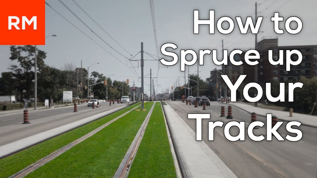 Midweek Video: Spruce Up Your Tracks With Grassy Trams