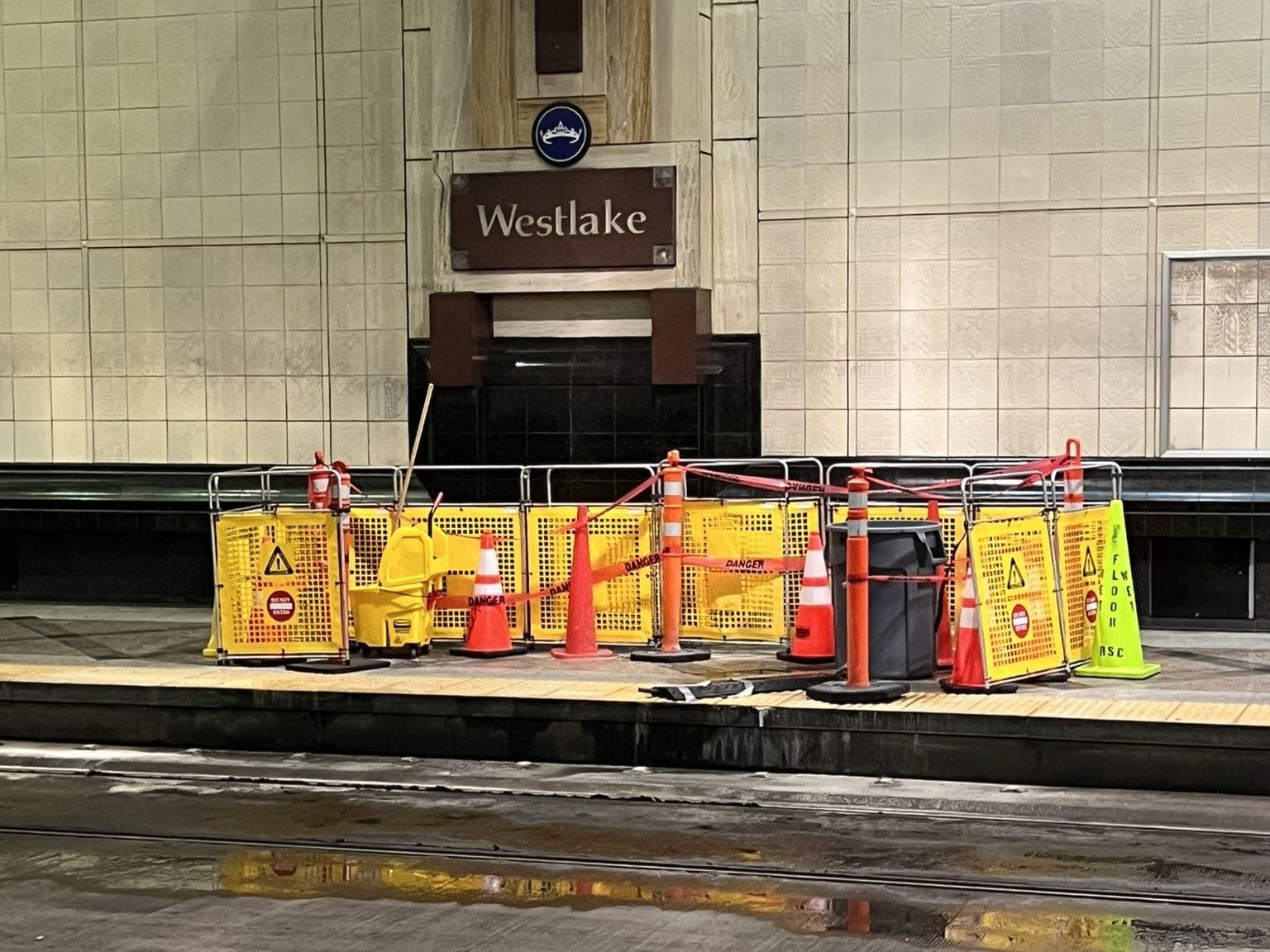                      Construction Damages Westlake Station Roof, Creating Chaos for Light Rail Riders
                     