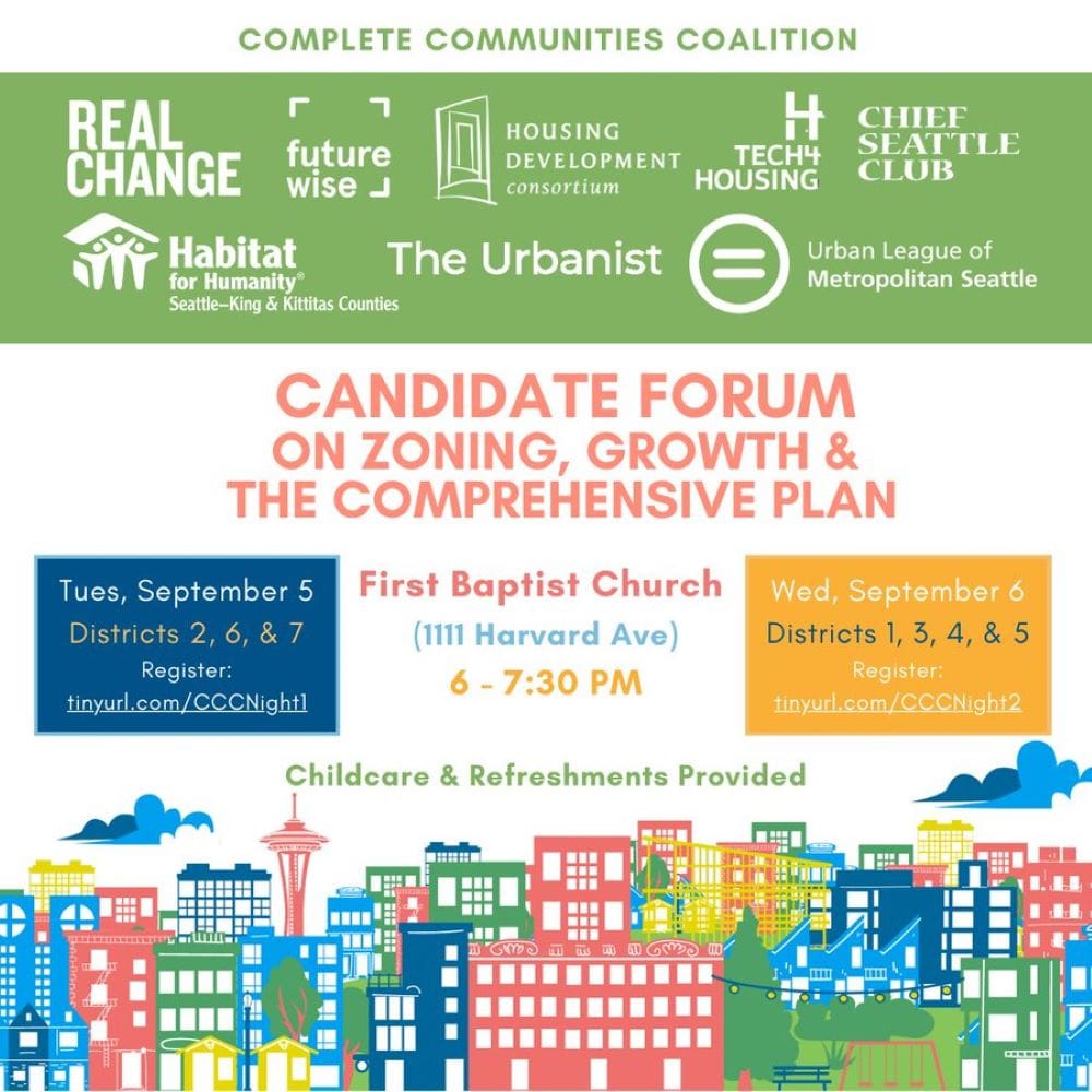 Seattle Council Candidates to Square Off in Forum on Housing and Zoning Policy