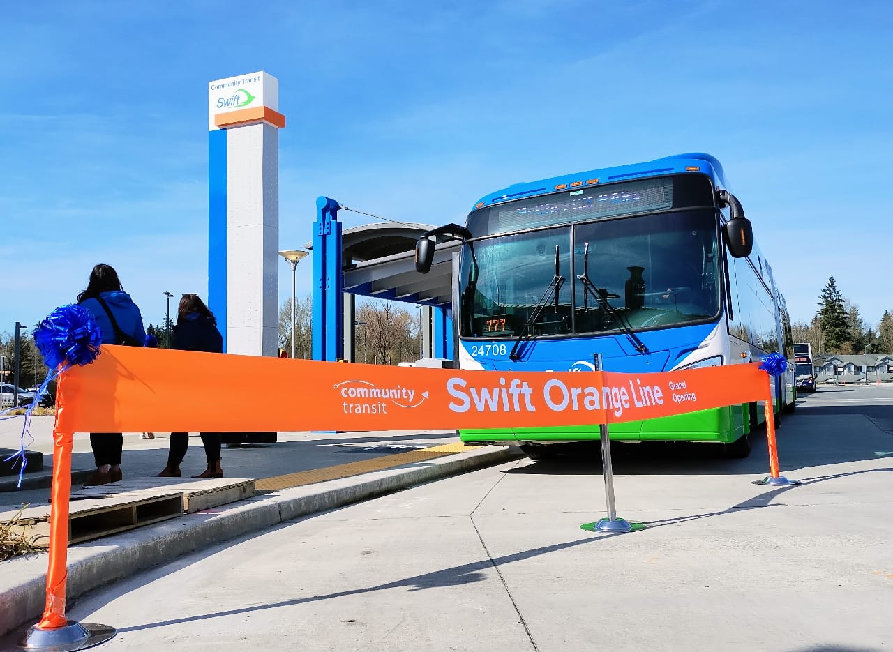 Orange Line Launch Adds Boost to Snohomish County’s Transit Network