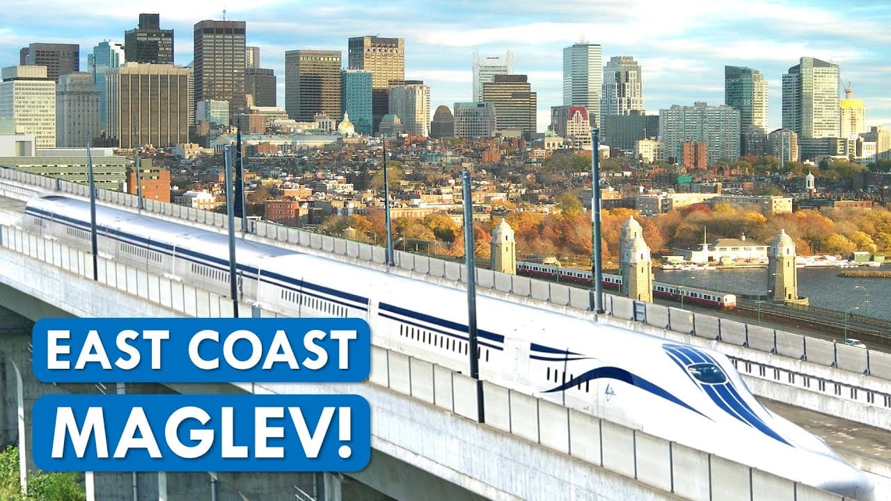 Sunday Video: A DC to Boston Maglev Train Would Be Awesome