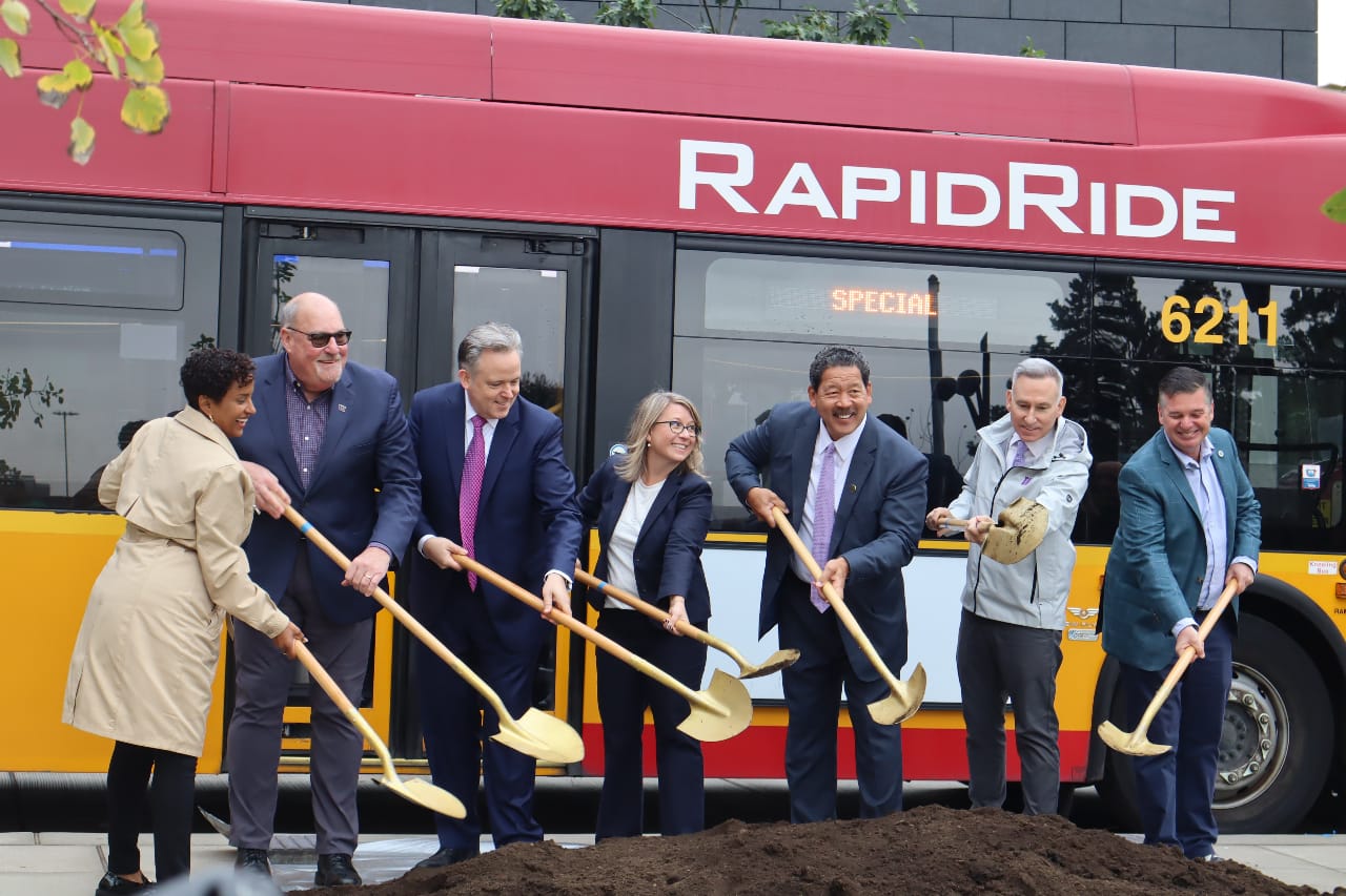 J Line Breaks Ground, Delivering Bus and Bike Upgrades by 2027