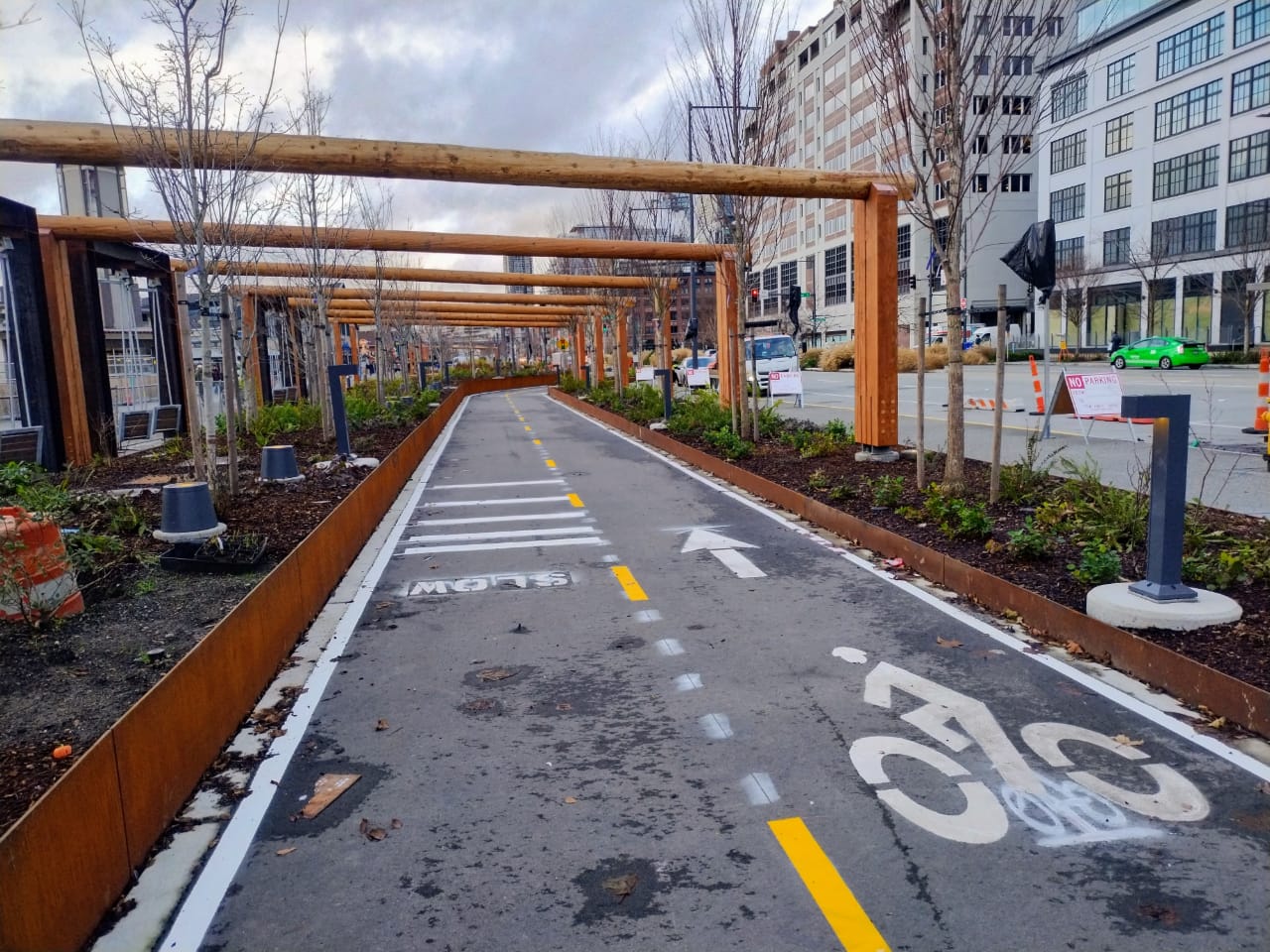 Opening Date for Seattle Waterfront Bike Path Pushed Back Again
