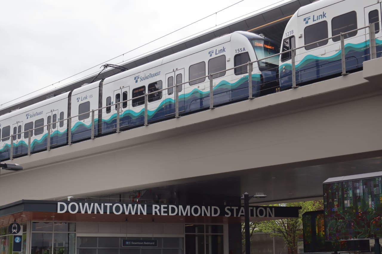 Downtown Redmond Drives 2 Line Growth, Becoming Eastside’s Busiest Rail Station